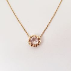 Msrp $1095 + Tax 18k Rose Gold Petite Round Morganite Beaded Pendant Necklace Measures 18" Chain (Adjustable To 16"); 8mm X 8mm Pendant; 5mm Morganite Stone Lobster Clasp Closure Pendant Is Not Removable Made In Italy Purchased From Nordstrom Rack. Necklace Comes Packaged In Bony Levy Box. No Trade. No Lowball Offers. Bony Levy, Beaded Pendant Necklace, Beaded Pendant, Morganite, 18k Rose Gold, Womens Jewelry Necklace, Lobster Clasp, Nordstrom Rack, Jewelry Necklaces