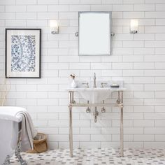 The compelling design of this carrara white marble console sink with premium solid brass stand sparkles both contemporary and traditional thoughts suitable for any applications. A shiny bar across the front of deluxe, substantial brass legs not only improves stability but also provides a location from which is perfect for hanging towels and washcloths. This stand combines the multiple finishes of the metal structure to durable materials and compact dimensions, features that make it a great fit f Console Bathroom Sink, Sophisticated Bathroom, Linen Cabinets, Console Sink, Marble Console, Wash Stand, Bathroom Vanity Base, Marble Counter, White Marble Countertops