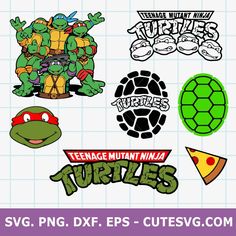 teenage mutant ninja turtles svg cut files