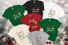 Christ The lord is born Christian Christmas Family shirt, True Story Nativity Shirt, True Story Shirt, Nativity Shirt, family Christmas Jesus shirts, religious Christmas Group Family Christmas 2024 Shirt, Shirts, Christmas Pajamas Tops, Christmas Gifts, Family Shirts  Pajama pants are not included in your purchase.   100% preshrunk ring spun cotton Antique colors & Sport Grey: 90/10 cotton/polyester Heather colors & Blackberry: 35/65 cotton/ polyester Graphite Heather: 50/50 cotton/ polyester Se Family Christian Christmas Tshirts, Nativity Shirt, Christian Christmas Gifts, Christian Christmas Gift, Christmas Jesus, Religious Christmas, Christian Christmas, Family Christmas Shirts, Family Shirt