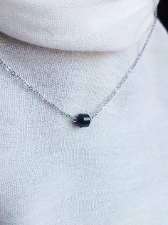 #jewelry #necklaces #beadednecklaces #blackobsidian #obsidiannecklaces #obsidianpendants #obsidiangemstones #obsidianstones #dragonglass #stainlesssteel #gemstonependants #gemstonenecklaces #collierhomme #mensnecklace #men'snecklaces #bridesmaidgifts Black Stainless Steel Clavicle Chain Necklace, Black Stainless Steel Pendant Charm Necklace, Black Clavicle Chain Necklace As Gift, Black Pendant Necklaces For Anniversary, Black Stainless Steel Jewelry For Jewelry Making, Elegant Black Crystal Necklace With Clavicle Chain, Elegant Black Crystal Clavicle Necklace, Elegant Black Collar Crystal Necklace, Elegant Round Black Crystal Necklace