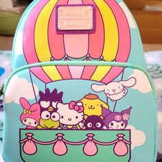 Super Awesome Loungefly Hello Kitty Great Design Backpack. Exclusive And Hard To Find. This Is A Fun Summertime Bag. It Has A Large Zipper Compartment And A Smaller Zipper Compartment On The Front With Adjustable Straps. Great For Everyday Use. Playful Hello Kitty Standard Backpack, Playful Pink Backpack With Zipper Closure, Kawaii Hello Kitty Travel Backpack, Kawaii Hello Kitty Backpack For Travel, Playful Hello Kitty Backpack For Everyday Use, Hello Kitty Multicolor Travel Backpack, Multicolor Hello Kitty Travel Backpack, Hello Kitty Playful Travel Bag, Playful Hello Kitty Travel Backpack