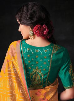 Yellow And Green Embroidered Festive Saree has classic and stylish appeal with all the hues of indian traditional touch. This saree is embedded perfectly with bandhani motifs all over pallu on pure organza silk saree with tassel detail paired with resham thread and sequence embroidered vibrant silk blouse. Drape this saree on parties and events with heels and handcrafted jewellery to look like a diva. Shop Latest Indian Saree In USA, UK, Canada, Germany, Mauritius, Singapore With Free Shipping W Cotton Silk Sharara With Embroidered Border For Festivals, Festival Cotton Silk Sharara With Embroidered Border, Festive Cotton Silk Pre-draped Saree With Embroidered Border, Festive Pre-draped Saree With Embroidered Border In Cotton Silk, Bollywood Style Sharara With Embroidered Border, Traditional Cotton Silk Sharara With Embroidered Border, Festive Slub Silk Blouse With Dupatta, Festive Slub Silk Traditional Wear With Embroidered Border, Festive Traditional Wear With Embroidered Border In Slub Silk