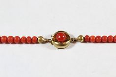 -Antique 8k Gold Natural Red Coral Beaded Necklace -Total length: 22.75 in -Bead size: 3.7 mm ~ 13 mm -Bead on clasp size: 5.5 mm -Total weight: 33.5 g -Marked 333 & JKa -Have some hairline cracks Adjustable Hand-strung Red Coral Beaded Necklaces, Red Coral Hand-strung Necklace, Coral Beads Necklace, Unique Hand-strung Red Coral Necklaces, Artisan Hand-strung Red Coral Necklace, Multi-strand Red Coral Necklace With Polished Beads, Coral Earrings, Beaded Choker Necklace, Coral Beads