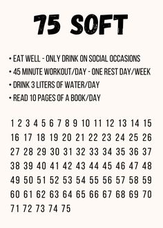 #75hard #75hardchallenge #75softchallenge #75soft #healthtipsforhealthylife #health #dietandnutrition #exercisefitness 31 Soft Challenge, 75 Strong Challenge, 75 Soft Christian Edition, 70 Soft Challenge, 75 Hard Challenge Food Ideas, 75 Soft Challenge Rules List, 75 Soft Challenge Tracker Free Goodnotes, Soft 75 Challenge, 75 Hard Challenge Wallpaper