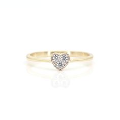 14k Diamond Heart Ring | Real Diamond Ring | Real Gold Heart Shaped Ring | April Birthstone Ring | Tiny Ring | Yellow Gold Ring | Mini Ring P R O D U C T 𝄪 D E T A I L S ✽ Metal: 14k Yellow Gold ✽ Gold Weight: approx. 1.4g ✽ Bottom Band Width: 1.7 MM ✽ Diamond Size: 2.0 mm x 3pc (total 0.10ct) ✽ Diamond Color: G ✽ Diamond Clarity: VS2-SI1 ✽ Made to Order O T H E R 𝄪 I N F O R M A T I O N ▪ All items are custom made to order ▪ Rush order: Please contact us before place your order to ensure that Stackable Heart-shaped Diamond Rings, Dainty 14k Gold Diamond Ring With Heart Cut, Dainty 14k Gold Heart Cut Diamond Ring, 14k Gold Stackable Heart Cut Heart Ring, Stackable 14k Gold Heart Cut Heart Ring, Stackable 14k Gold Heart Cut Ring, Heart-shaped 14k Gold Diamond Ring, 14k Gold Heart-shaped Diamond Ring, Delicate 14k Gold Heart-shaped Ring