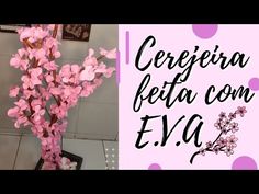 a vase with pink flowers in it and the words creperia fetta con e v