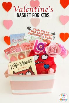 valentine's day basket for kids