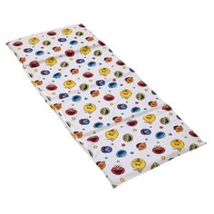 The Sesame Street Come and Play Preschool Nap Pad Sheet features a fun pattern with Elmo, Big Bird, Cookie Monster, and Grover, Oscar the Grouch and Ernie! Designed in bright colors of blue, green, red, yellow, and white. Use on a preschool nap pad to help keep them clean and cozy. Measures 19" x 45" x 4" and fits most standard nap pads. Made of super soft fabrics. Coordinates with the Sesame Street Come and Play toddler bedding and accessories. Sesame Street Letters, Baby Nap Mats, Play Beds, Sesame Street Muppets, Toddler Bed Set, Oscar The Grouch, Nap Mat, Big Bird, Cookie Monster