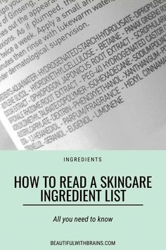 Struggling to make sense of skincare ingredient lists? Here are a few tips and tricks to help you decipher them and find out what a product really contains Interior House Design, Cosmetic Ingredients, Skincare Habits, Teen Skincare, Forever Products, Ingredient Labels, Skincare Routines, Luxurious Life, Ingredient List