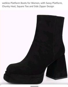 Round Toe Platform Boots For Winter Concerts, Grunge High Heel Boots For Fall, Winter Concert Platform Boots, Edgy Closed Toe Platform Boots For Fall, Edgy Black Platform Boots For Winter, Ankle-high Platform Boots For Winter Concerts, Ankle-high Platform Boots For Concerts In Winter, Winter Platform Grunge Boots, Trendy Black High Heel Platform Boots