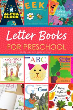 children's books with the title letter books for preschool