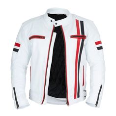 About Nathan Red and White Leather Motorcycle Jacket Buy White Genuine Leather Motorcycle Jacket for Men Made of Cowhide Leather. Free Shipping in USA, UK, Canada, Australia & Worldwide With Custom Made to Measure Option. Genuine Leather Motorcycle Jacket Made of high quality Grade-A Cow Leather Color : White Lining : Polyester Protective Armors : Included Maroon Leather Jacket, Suede Jacket Men, Leather Biker Vest, Black Leather Motorcycle Jacket, Black Leather Vest, Moto Biker Jacket, Motorcycle Jacket Mens, Maroon Leather, Brown Suede Jacket