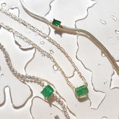 Size20 inch total lengthStone measures 8x10mmMaterials Used 925 Sterling Silver 18k Yellow Gold Plated Simulated Emerald Paperclip Necklace, Jewelry Wardrobe, Herringbone Necklace, Emerald Necklace, You Sure, Evil Eye Necklace, Emerald Jewelry, Lariat Necklace, Eye Necklace