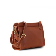 A medium size shoulder bag. Carries all the essentials then some. Extended zipper top for easy opening Power Casual, Frank Clegg, Riding Bag, Handbag Heaven, Shoulder Bags For Women, Work Bag, Tote Bag Leather, Brass Buckle, Leather Key