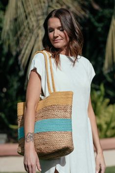 Sunny Tote - Bette Casual Yellow Crochet Bag With Braided Handles, Spring Travel Cotton Beach Bag, Spring Travel Beach Bag In Cotton, Everyday Canvas Beach Bag For Spring, Casual Yellow Woven Beach Bag, Casual Yellow Beach Bag, Cotton Beach Bag For Daily Use In Spring, Summer Travel Straw Bag With Canvas Material, Spring Beige Cotton Beach Bag