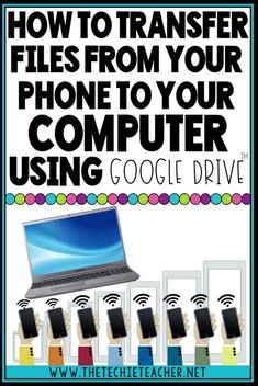 an advertisement for a computer using google drive