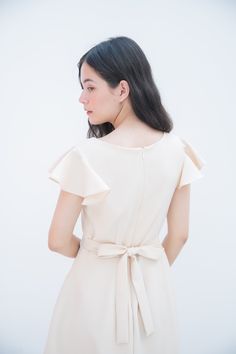 "*DHL shipping upgrade is available at check out process. Shipping part by DHL will take 3-6 days only. Production time may take around 2-3 weeks. If this is in rush you can convo us to make it sooner.:) New in:) Alita dress 🍦in cream color🍦 A sweet feminine look party dress which featured ruffle at sleeve, V shape neck bust line with flare swing skirt shape. This is lovely one for formal work teaming with a high heel or wear to a perfect summer day out to town. This is for all, grab one and y Flared Bridesmaid Dresses, Vintage Sundress, Vintage Bridesmaid Dresses, Vintage Bridesmaids, Long Length Dresses, Dress Cream, Bridesmaids Dress, Sweetheart Dress, Summer Wedding Dress