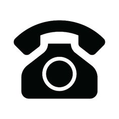 an old fashioned phone icon on a white background