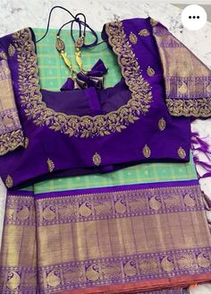 Magam Work Designs, Cut Work Blouse, Blue Blouse Designs, Latest Bridal Blouse Designs, Latest Blouse Designs Pattern, Maggam Work Designs, Best Blouse Designs, Wedding Saree Blouse Designs, Traditional Blouse Designs