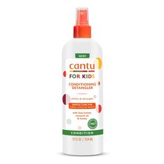 Say goodbye to the difficulty of detangling your little one’s curls and coils with Cantu Care for Kids Conditioning Detangler. Our unique formula of shea butter, coconut oil, and honey softens fragile strands for easier combing and ultimately less painful breakage. Make detangling a breeze with a spritz of this nourishing formula. Your little one’s textured waves deserve the kindest care with every bath or shower. Our conditioning detangler is made without harsh ingredients such as sulfates, min S Curls, Curly Kids, S Curl, Soften Hair, Bath Or Shower, Textured Waves, Kids Hair, Mineral Oil, Coils