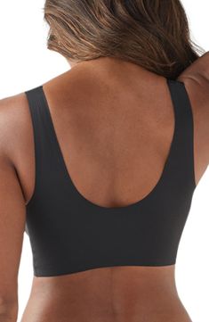 Supersoft fabric and a wireless design give you the support you need in this V-neck bra that hugs curves and disappears under clothing. Lined, with removable cups 77% nylon, 23% elastane Hand wash, line dry Imported Seamless Shaping No-show Nursing Bra, Seamless Full Coverage Shapewear Bra, Stretch Seamless Underwire Nursing Bra, Seamless Stretch Underwire Nursing Bra, Stretch Push-up Nursing Bra With Seamless Construction, Stretch Seamless Nursing Bra Push-up, Stretch Seamless Push-up Nursing Bra, No-show Medium Support Sports Bra Shapewear, Full Coverage Shaping Sports Bra With Seamless Construction