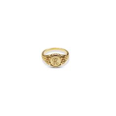 The Hand Engraved Script Letter Ring Metal: Sterling Silver 18KT Gold Vermeil ﻿Signet Size: ﻿10x10mm Ready To Ship + Initial Earrings Studs, M Jewelers, Gold Initial Ring, Initial Earrings, Letter Ring, Script Lettering, Gold Signet Ring, Initial Ring, Gold Initial