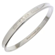 Item Bangle Brand Tiffany&Co. Model Name 1837 Line Narrow Series Bracelet Gender Women Material Silver925 Size(Cm) Wrist Circumference20cm Bracelet Width0.7cm Size(Inch) Wrist Circumference7.9 Bracelet Width0.3 Weight 35.2g Accessories None Condition Rank A Exteriorfine Scratch Woman Colour, Tiffany & Co., Womens Jewelry Bracelets, Bangles, Women Jewelry, Silver, Color