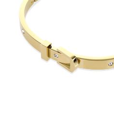 Stainless steel 18k gold plated, rhodium plated, rose gold 2.8" x 1.77" - Suitable for wrist circumference up to 6.50" Hypoallergenic Tarnish resistant Rhodium Plated, 18k Gold, Gold Plate, Bangles, Plating, Rose Gold, Stainless Steel, Silver, Gold