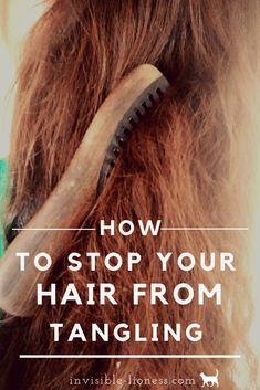 Stop Hair Breakage, Long Hair Care, Tangle Free Hair, Hair Knot, Tangled Hair, Grow Long Hair, Diy Hair Care, Hair Control