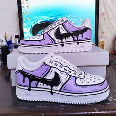 Wallpaper Nike, Nike Shoes Women Fashion, Custom Sneakers Diy, Pretty Sneakers, Custom Shoes Diy, Diy Sneakers, Nike Shoes Air Force, Nike Shoes Girls, Nike Fashion Shoes