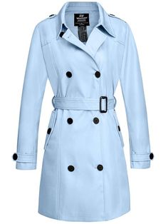 Plus Size Trench Coat, Waterproof Trench Coat, Spring Trench Coat, Spring Trench, Womens Dress Coats, Drawstring Jacket, Coat Classic, Coat With Belt, Peacoat Jacket