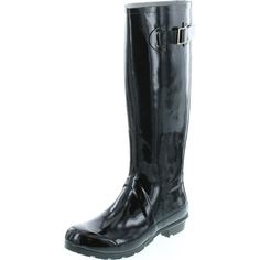 Nomad Women's Hurricane Rainboots Rubber Fashion Rainboots Stay cute and dry in these Nomad rainboots Waterproof Size: 7 M.  Color: Black.  Gender: female.  Age Group: adult. Floral Rain Boots, Cute Rain Boots, Rain Boots Fashion, Short Rain Boots, Ankle Rain Boots, Rain Shoes, Women Hunters, Water Shoes, Rubber Rain Boots