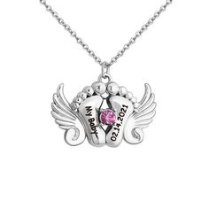 💗💗[Angel Wing Foot Necklace for]Custom silver lockets for women that hold pictures.Heart pocket locket with chain,personalized a picture inside and engrave your name,the text meaningful and the anniversary day on the other side.Perfect personalized gift for show your love to the special one in your life! 💗[MATERIAL & SIZE of Picture Locket Necklace]Made of S925 Sterling Silver - which is a hypoallergenic & skin-friendly material;18K gold plated high polish finish make sure the color will last Locket Design, Picture Locket, The Special One, Heart Pocket, Memory Locket, Special Necklace, Handmade Jewelry Gift, Birthstone Pendant, Silver Lockets