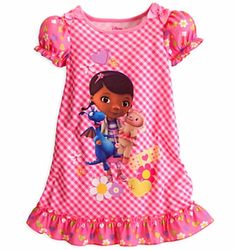 Disney Store Doc Mcstuffins Short Sleeve Nightgown  Girl Size 10 Infants, Toddlers, & Kids Size (approx) Alpha Height in Inches Weight in lbs Age Chest in Inches Waist in Inches 0-3m   up to 22" up to 11 lbs 0-3 mos     3-6m   22-25" 11-15 lbs 3-6 mos     6-9m   25-27" 15-18 lbs 6-9 mos     12m   27-29" 18-22 lbs 9-12 mos     18m   29-31" 22-26 lbs 12-18 mos     24m   31-33" 26-29 lbs 1-2 yrs     2T   31-34" 26-29 lbs 1-2 yrs 20½" 20" 3T   34-38" 29-33 lbs 2-3 yrs 21" 20½" 4T   38-42" 33-37 lbs Playful Cotton Loungewear Dress, Cute Multicolor Cotton Sleepwear, Playful Cotton Dress For Pajama Party, Casual Cotton Dress For Pajama Party, Cute Cotton Nightgown For Loungewear, Cute Nightgown For Pajama Party, Cute Cotton Nightgown For Sleep, Cute Sleepwear For Playtime In Spring, Cute Short Sleeve Nightgown For Spring