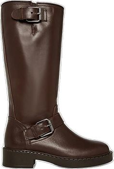 Business Brown Boots With Buckle Closure, Brown Business Boots With Buckle Closure, Leather Boots With Horsebit Detail For Work, Brown Office Boots With Buckle Closure, Elegant Fall Knee-high Boots With Buckle Closure, Elegant Knee-high Boots With Buckle For Fall, Workwear Boots With Buckle Closure, Workwear Knee-high Boots With Buckle Closure, Formal Faux Leather Boots With Buckle