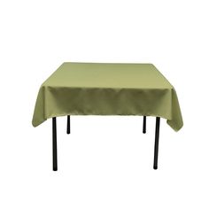 a table with a green cloth on it and black metal legs, against a white background