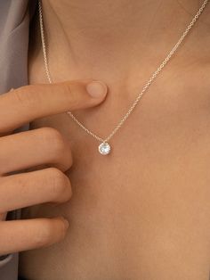 Editor's NotesIt's a necklace designed with luxurious Swarovski. It is simple, calm, and clean with a design that is easy to wear for a daily look.- To emphasize neck line- Goes well with any outfits- Aesthetic- Simple but point item- Clear and glitteringMeasurements(in.)- Size: 16.14 + 2.16 in.Composition & Care- Silver 925, SwarovskyDesigner- by Primaute Neckale Set Simple, Silver Jewelry Classy, Classic White Gold Charm Necklaces For Everyday, Classic White Gold Charm Necklace For Everyday, Delicate Sterling Silver Diamond Necklace In Diamond White, Delicate Sterling Silver Diamond White Necklace, Delicate Sterling Silver White Diamond Necklace, Delicate Diamond White Sterling Silver Necklace, Everyday Diamond White Clavicle Chain Necklace