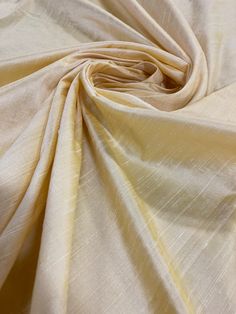 100% Silk Dupioni Dupioni Silk Fabric, Elegant Evening Dress, Silk Dupioni, Dupioni Silk, Bridal Fabric, Yellow Silk, Material Girl, Beautiful Drapes, Evening Dresses Elegant