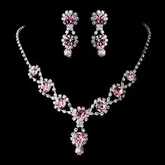 Affordable Elegance Bridal - Light Rose Pink Prom and Bridesmaid Jewelry, $49.99 (https://affordableelegancebridal.com/light-rose-pink-prom-and-bridesmaid-jewelry/) Silver Necklace Prom, Pink Jewelry Set, Crystal Wedding Tiaras, Bridal Earrings Drop, Pink Swarovski, Bridesmaid Jewelry Sets, Light Rose, Silver Jewellery Sets, Wedding Bridal Jewellery