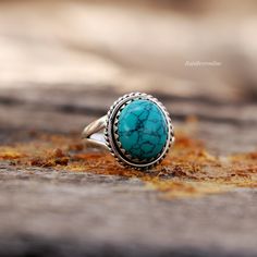 Genuine Turquoise Ring, 925 Sterling Silver Ring, Handmade Ring, Silver Gemstone Ring, Wedding Ring, Blue Stone Ring, Birthday Gift For Her Metal: 925 Sterling Silver Gemstone : Turquoise Stone Color : Blue Stone Shape : Oval Stone Setting: Bezel Benefits of wearing Blue Turquoise:- The Turquoise can help you strike the right balance in your emotional state too, by being an efficient healer and ensuring the well-being of your body and mind. Holding or wearing this gemstone can also restore your Bohemian Sterling Silver Turquoise Wedding Ring, Adjustable Turquoise Gemstone Ring For Weddings, Turquoise Sterling Silver Crystal Ring For Promise, Turquoise Sterling Silver Crystal Promise Ring, Turquoise Crystal Promise Ring In Sterling Silver, Stamped 925 Turquoise Ring For Wedding, Turquoise Toe Ring Jewelry For Anniversary, Silver Turquoise Birthstone Ring For Anniversary, Wedding Turquoise Ring Stamped 925