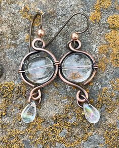 Cheap Wire Wrapped Metal Jewelry, Cheap Wire Wrapped Teardrop Earrings, Hammered Wire Jewelry Folksy, Cheap Wire Wrapped Teardrop Earrings For Gift, Copper Wire Jewelry Jewelry Making Tools, Copper Beads Jewelry, Wire Earrings Handmade Artful Home, Wire Jewelry Patterns Folksy, Handcrafted Jewelry Wire