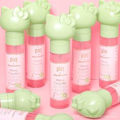 Pixi + Hello Kitty Makeup Fixing Mist view 1 of 3 Pixi Hello Kitty, Pixi Skintreats, Setting Mist, Fix Makeup, Kitty Makeup, Makeup Blending, Hello Kitty Makeup, Pixi Beauty, Dry Skin Remedies