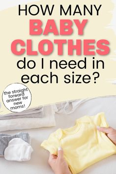 how many baby clothes do i need in each size?