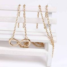 What better way to accessorize your beachwear than the Gold Infinity Hip Chain? The Infinity Hip chain is a great way to add that extra bling to your summer fun. Material: Gold plated alloy. Nickel free. Size: 24mm x 19mm Length: 37 inch with 3 1/2 inch extension Comes in a gift box. Reg $28.99 Elegant Beach Jewelry Made Of Alloy, Gold Necklace With Chain Strap For Summer, Summer Metal Chain Necklace With Adjustable Chain, Summer Chain Necklace With Adjustable Metal Chain, Gold Alloy Beach Jewelry, Gold Alloy Jewelry For Beach, Metal Infinity Jewelry With Adjustable Chain, Infinity Metal Jewelry With Adjustable Chain, Infinity Shaped Metal Jewelry With Adjustable Chain