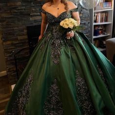 Emerald Green Gown With Gold Appliqu. It’s A Size L With A Lace Up Corset Back. Included Is Full A-Line Hoop Skirt. Paid $900. Asking For $600 Or Reasonable Offer. If Interested, I Have Gold Strap Heels To Match (Size 7) I’ll Include Them With Purchase At No Additional Cost. Green Quinceanera Gown With Sweetheart Neckline, Green Sweetheart Neckline Gown For Quinceanera, Green Ball Gown Quinceanera Dress For Wedding, Green Gown With Sweetheart Neckline For Quinceanera, Green Ball Gown For Quinceanera, Green Ball Gown Quinceanera Dress For Prom Season, Green Ball Gown For Prom Season Quinceanera, Green Sweetheart Neckline Evening Dress For Quinceanera, Green Ball Gown For Prom Season