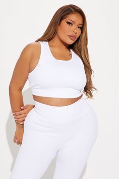 Available In Black, Tangerine, Hot Pink, And White. Sports Bra Crew Neck Padded Sleeveless Effortless Seamless Backless High Impact Stretch Pair With "Beach Body Effortless Seamless Active Yoga Pant" 92% Nylon 8% Elastane Imported | Beach Body Effortless Seamless Sports Bra in White size XS by Fashion Nova Sleeveless Seamless Sportswear Crop Top, Seamless Solid Sportswear Tank Top, Seamless Sleeveless Crop Top For Sports, Seamless Sleeveless Sports Crop Top, Seamless Sleeveless Crop Top For Yoga, Seamless Sleeveless Yoga Crop Top, Seamless Sleeveless Sports Bra, Sleeveless Seamless Yoga Crop Top, Sleeveless Seamless Fabric Activewear For Light Exercise