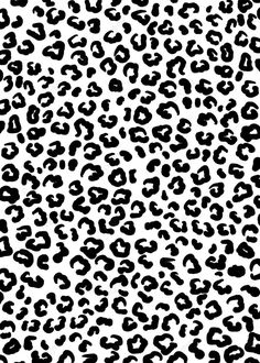 a black and white leopard print pattern