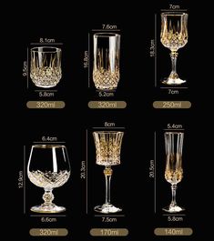 Classy Wine Glasses, Glass Cup Design, Dinner Glasses, Luxury Glassware, Fancy Wine Glasses, Luxury Kitchenware, Wine Chart, Wine Decanter Set, Luxury Stuff