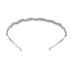 A wavy design adorned in simulated crystals makes this headband a scintillating choice.HEADBAND DETAILS Width: .38 in. Metal: silver tone Stones: simulated crystal Not appropriate for children 14 years old and younger. Size: One Size. Color: Natural. Gender: female. Age Group: adult. Silver Adjustable Hair Accessories For Formal Occasions, Adjustable Silver Glamorous Headband, Adjustable Silver Rhinestone Headpieces, Silver Crystal Embellished Jewelry Headband, Adjustable Silver Crystal Headpieces, Silver Crystal Embellished Headband For Party, Silver Rhinestone Jewelry Headband, Adjustable Silver Crystal Embellished Headpieces, Adjustable Silver Headband